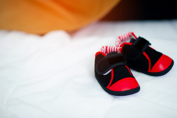 Beautiful black baby shoes