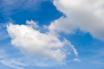 Fototapeta premium Beautiful sky and clouds in winter