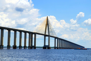 The Manaus Iranduba Bridge - Rio Negro, Manaus, Brazil