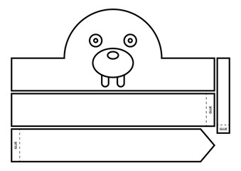 Walrus coloring headband