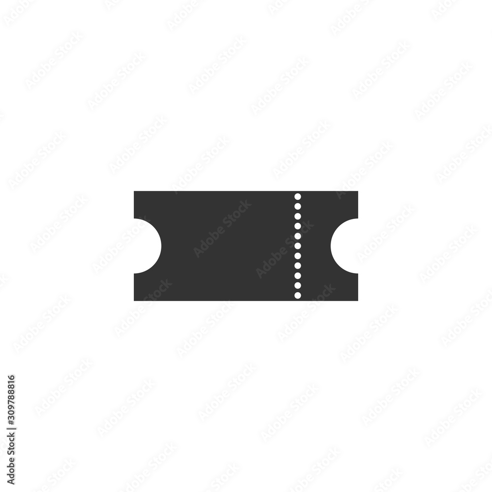 Poster ticket icon vector design symbol