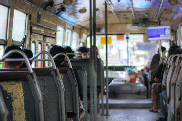 bus at the station