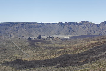 Fototapeta premium Volcano Teide and blue sky