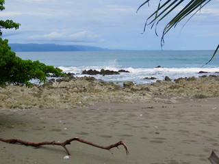 Tropical beach in Costa Rica