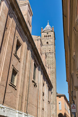 Metropolitan Cathedral of San Pietro in Bologna, Italy.