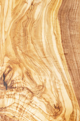 Beautiful olive wood texture background, top view