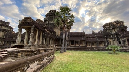 ancient temple in angkor cambodia