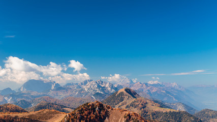 fall in the Julian Alps