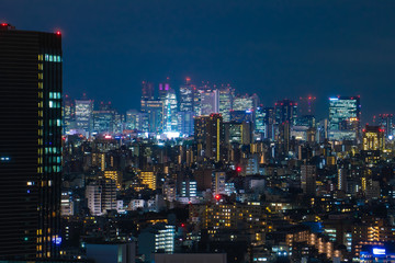 Obraz premium Tokyo night view in Japan