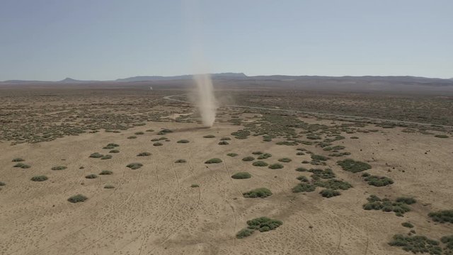 Drone Footage Of Dust Storm In South Australia Desert