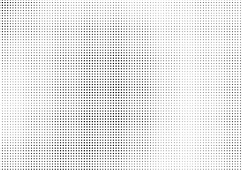 Abstract monochrome half-tone. Black and white print pattern