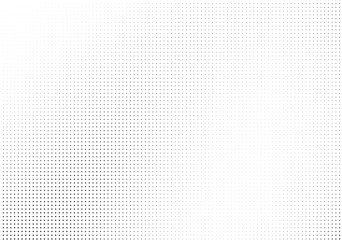 Abstract monochrome half-tone. Black and white print pattern