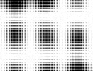 Abstract monochrome half-tone. Black and white print pattern