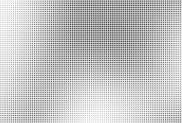 Abstract monochrome half-tone. Black and white print pattern