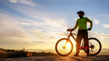 Bike adventure in the mountains