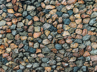 old vintage stone wall structure as background