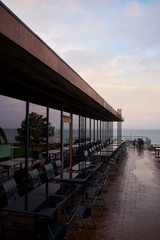 modern design  building at the sea
