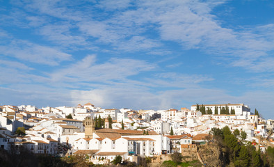 Obraz premium View of Ronda, Andalusia, Spain. White Town landscape