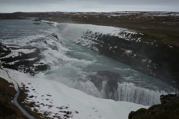 Presqu'il de Reykjavik en hiver