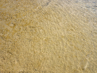 Bottom under the sea waves. Tuapse, Black Sea, Caucasus