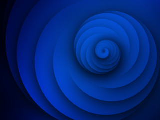  Blue neon circles abstract background, futuristic magic techno design 