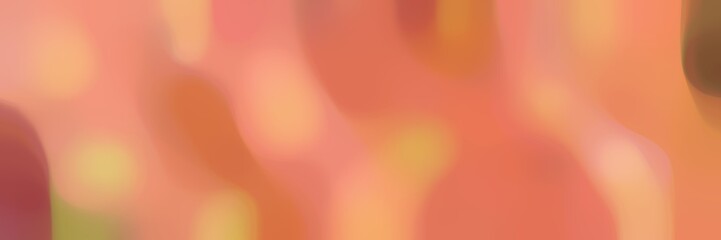 soft unfocused horizontal background with salmon, sienna and light salmon colors space for text or image