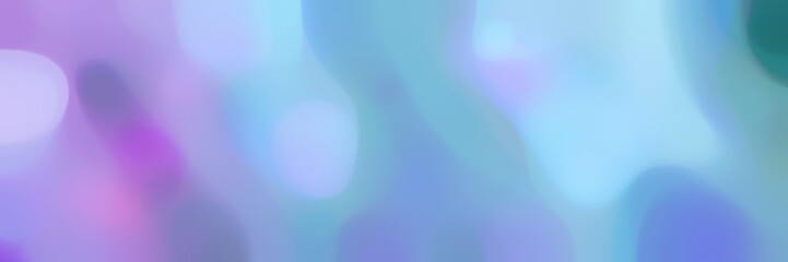 unfocused bokeh horizontal background with sky blue, light blue and light pastel purple colors space for text or image - obrazy, fototapety, plakaty
