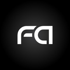Initial FA Letter Linked Logo. Creative Letter FA Modern Business Logo Vector Template. FA Logo Design