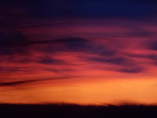 dramatic sky with clouds