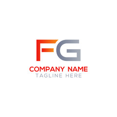 Initial FG Letter Linked Logo. Creative Letter FG Modern Business Logo Vector Template. FG Logo Design