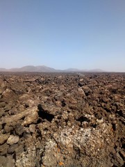 Volcano in Lanzarote, Spain