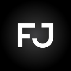 Initial FJ Letter Linked Logo. Creative Letter FJ Modern Business Logo Vector Template. FJ Logo Design