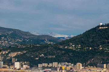 Fototapeta na wymiar Landscape view of Nice city