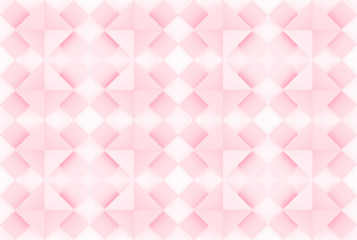 3d rendering. seamless sweet soft pink color tone grid square art pattern tile for any design wall background.