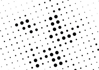 Abstract halftone dotted background. Futuristic grunge pattern, dot and circles.  Vector modern optical pop art texture for posters, sites, business cards, cover, postcards, labels, stickers layout.