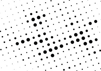 Abstract halftone dotted background. Futuristic grunge pattern, dot and circles.  Vector modern optical pop art texture for posters, sites, business cards, cover, postcards, labels, stickers layout.