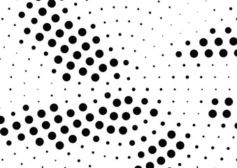 Abstract halftone dotted background. Futuristic grunge pattern, dot and circles.  Vector modern optical pop art texture for posters, sites, business cards, cover, postcards, labels, stickers layout.