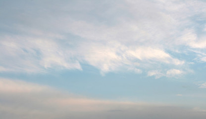  blue sky and white clouds