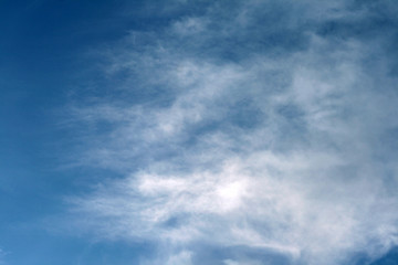 Fototapeta premium blue sky and white clouds
