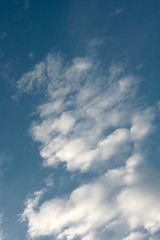  blue sky and white clouds