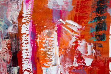 Painting Artistic bright color oil paints texture abstract artwork. Modern futuristic pattern for grunge wallpaper, interior, album, flyer cover, poster, booklet background. Creative graphic design