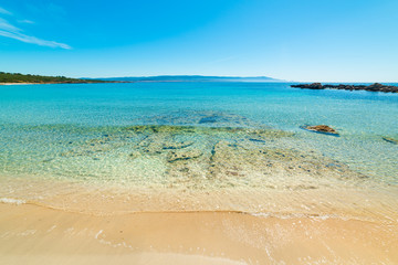 Obraz premium Crystal clear water in Alghero shore