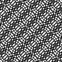 Obraz premium Design seamless monochrome grating pattern