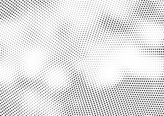 Fototapeta premium Abstract halftone dotted background. Futuristic grunge pattern, dot and circles. Vector modern optical pop art texture for posters, sites, business cards, cover, postcards, labels, stickers layout.