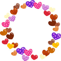 ハート丸フレーム