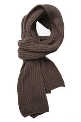 Brown warm scarf