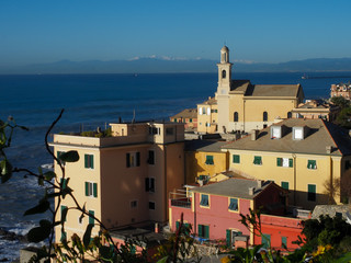 Obraz premium Genova Boccadasse from higher view