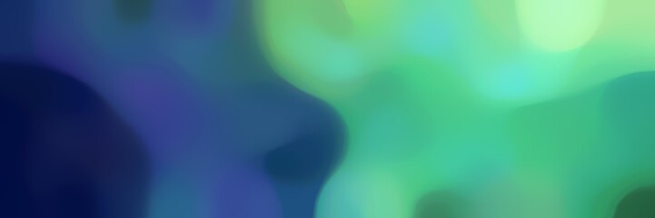 soft blurred horizontal background graphic with medium aqua marine, midnight blue and teal blue colors space for text or image