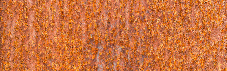 texture of rust on old metal surface