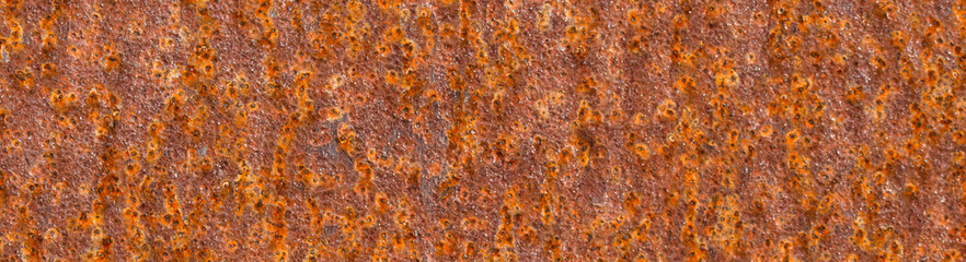 texture of rust on old metal surface